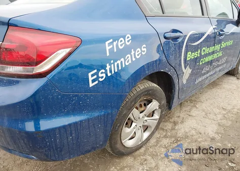 2015 Honda Civic Lx из США, поврежденный, VIN 2HGFB2F55FH560704